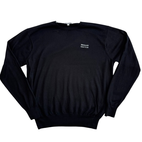 Peter Millar Other - Peter Millar Medalist Golf Club Merino Wool Silk Sweater XL Crewneck Pullover